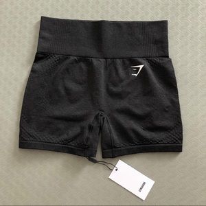 NEW Gymshark Vital Seamless Shorts Black Marl